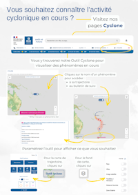 Le suivi des phénomènes tropicaux en cours