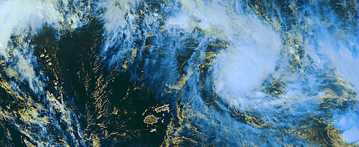 Cyclone EVAN le 14 décembre 2012 