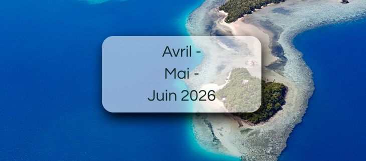 Prévision saisonnière pour le trimestre avril - mai - juin 2026