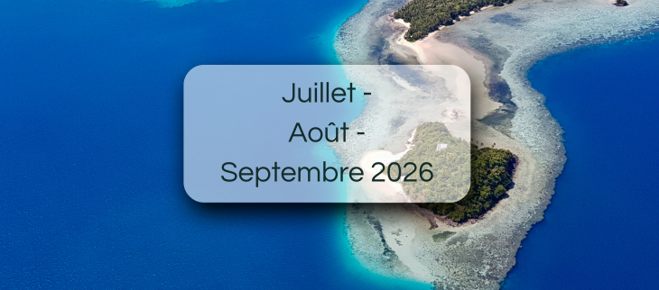 Prévision saisonnière pour le trimestre juillet - août - septembre 2026