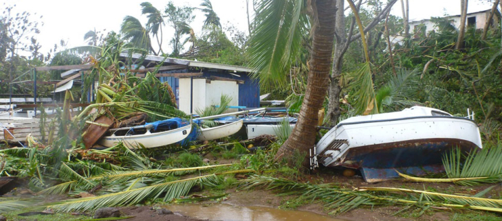 Décembre 2012 : Le cyclone tropical EVAN